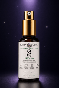 8PM Serum Regenerative Botanical Oil for Overnight Glow with Microbiome Friendly Actives "GlowTox” SoniaGenix®