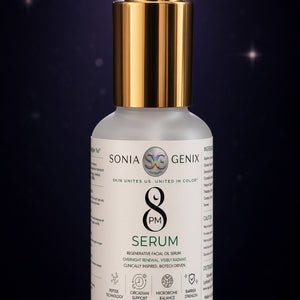 8PM Serum                         Regenerative Botanical Oil for Overnight Glow with Microbiome Friendly BioTech Actives "GlowTox”
